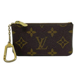 ルイ・ヴィトン LOUIS VUITTON ポシェット ・クレ M62650 ブラウン ゴールド金具 モノグラムキャンバス ユニセックス キーケース