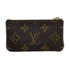 ルイ・ヴィトン LOUIS VUITTON ポシェット ・クレ M62650 ブラウン ゴールド金具 モノグラムキャンバス ユニセックス キーケース