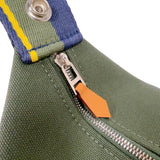 エルメス HERMES ブリッドアブラックPM カーキ トワル レディース ハンドバッグ