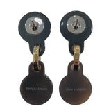 エルメス HERMES フェット・ヴォ・ジュ・ピアス ブラック バッファローホーン アクセサリー