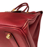 エルメス HERMES バーキン35 □C刻 ルージュヴィフ ゴールド金具 クシュベル レディース ハンドバッグ