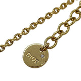 クリスチャン・ディオール Christian Dior PETIT CD ネックレス ゴールド ホワイト メタル/パール アクセサリー