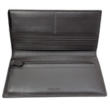 ボッテガ・ヴェネタ BOTTEGA VENETA イントレチャート ロングフラップウォレット ブラウン レザー メンズ 長財布