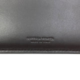 ボッテガ・ヴェネタ BOTTEGA VENETA イントレチャート ロングフラップウォレット ブラウン レザー メンズ 長財布