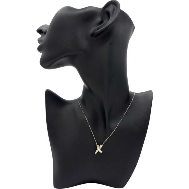ティファニー TIFFANY&CO グラフィティXネックレス シルバー 925 ティファニー TIFFANY&CO グラフィティXネックレス シルバー 925