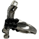 シャネル CHANEL コメットダイヤリング ホワイトゴールド Au750/ダイヤモンド/ブラックスピネル ジュエリー