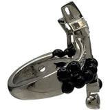 シャネル CHANEL コメットダイヤリング ホワイトゴールド Au750/ダイヤモンド/ブラックスピネル ジュエリー