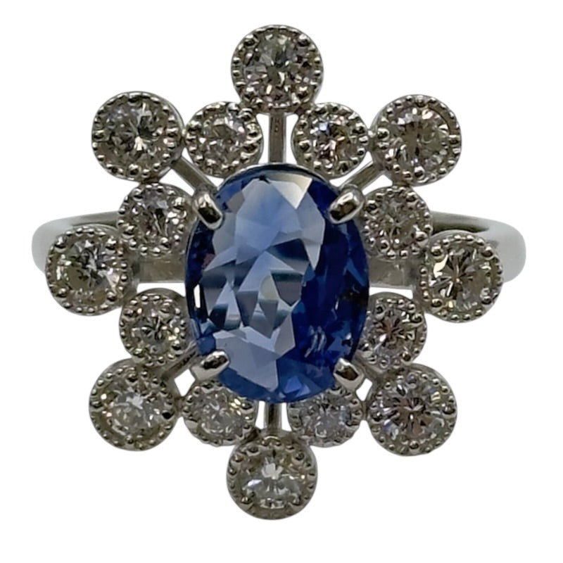 サファイアリング プラチナ Pt900 ジュエリー | 中古ブランドリユース