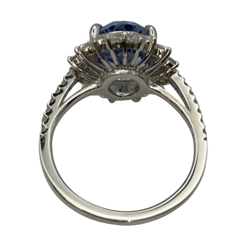 サファイア非加熱リング プラチナ Pt900 ジュエリー | 中古ブランド