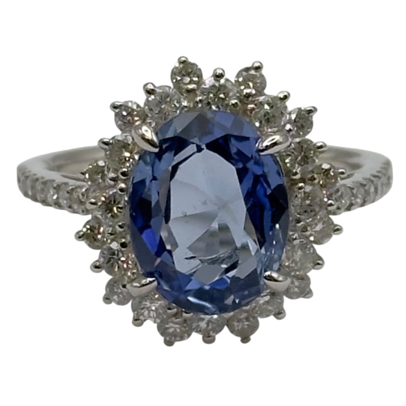 サファイア非加熱リング プラチナ Pt900 ジュエリー | 中古ブランド