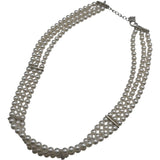 ミキモト MIKIMOTO ネックレス ホワイトゴールド K18 ジュエリー