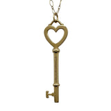 ティファニー TIFFANY＆CO ハートキーラージネックレス ゴールド 750 ジュエリー