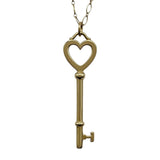 ティファニー TIFFANY＆CO ハートキーラージネックレス ゴールド 750 ジュエリー