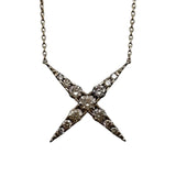 カシケイネイキッドブラウンダイヤネックレス ゴールド K18 ジュエリー