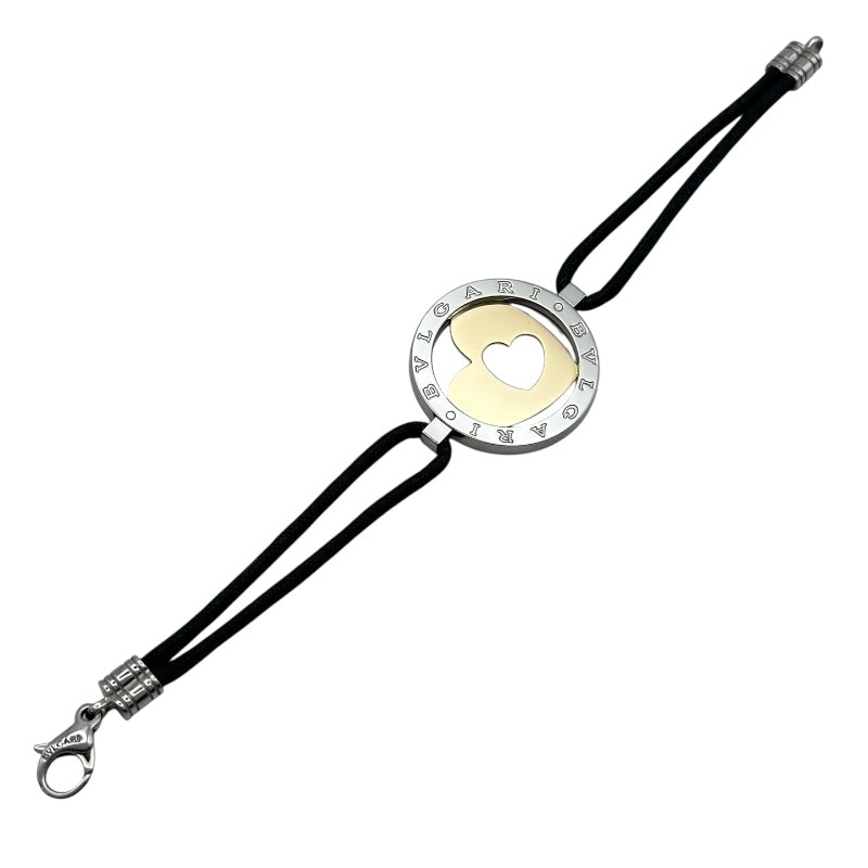 ブルガリ BVLGARI トンドハートブレスレット ゴールド/ステンレス