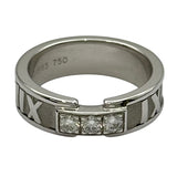 ティファニー TIFFANY＆CO アトラスリング ホワイトゴールド 750 ジュエリー