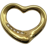 ティファニー TIFFANY＆CO オープンハートトップ ゴールド 750/ダイヤモンド ジュエリー