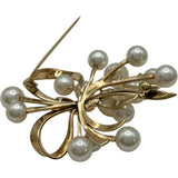 ミキモト MIKIMOTO ブローチ ゴールド K14/パール ジュエリー