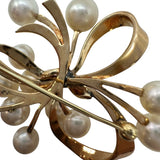 ミキモト MIKIMOTO ブローチ ゴールド K14/パール ジュエリー
