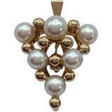 ミキモト MIKIMOTO ペンブローチ ピンクゴールド K18/パール ジュエリー