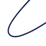 カルティエ Cartier サファイアテニスネックレス ホワイトゴールド Au750 ジュエリー