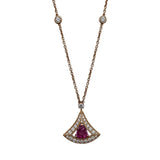 ブルガリ BVLGARI ディーバドリームネックレス ピンクゴールド Au750 ジュエリー