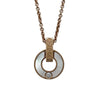 ブルガリ BVLGARI ブルガリブルガリネックレス ピンクゴールド Au750 ジュエリー