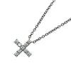 ハリーウィンストン HARRY WINSTON ミニクロスダイヤネックレス プラチナ Pt950 ジュエリー