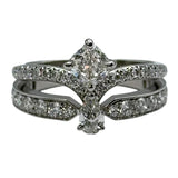 ショーメ CHAUMET ジョセフィーヌ エクラフローラルリング プラチナ Pt950 ダイヤモンド ジュエリー