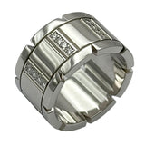 カルティエ Cartier タンクフランセーズダイヤリングLM ホワイトゴールド 750 ダイヤモンド ジュエリー