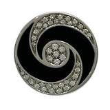 ブルガリ BVLGARI アレグラオプティカルリング ホワイトゴールド/ステンレススチール K18SS オニキス ジュエリー