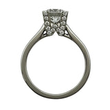 ハリーウィンストン HARRY WINSTON HWロゴマイクロパヴェダイヤリング プラチナ Pt950 ダイヤモンド ジュエリー