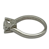 ハリーウィンストン HARRY WINSTON HWロゴマイクロパヴェダイヤリング プラチナ Pt950 ダイヤモンド ジュエリー