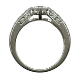 ショーメ CHAUMET プリュムリング プラチナ Pt950 ダイヤモンド ジュエリー