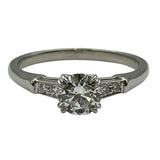 ハリーウィンストン HARRY WINSTON ラウンドカットトリストリング プラチナ Pt950 ダイヤモンド ジュエリー