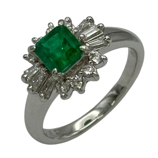 タサキ TASAKI リング プラチナ Pt900 エメラルド ジュエリー | 中古