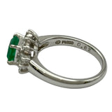 タサキ TASAKI リング プラチナ Pt900 エメラルド ジュエリー