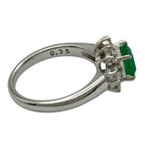 タサキ TASAKI リング プラチナ Pt900 エメラルド ジュエリー