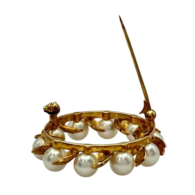 ミキモト MIKIMOTO ブローチ ゴールド K18 パール ジュエリー | 中古