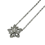ヴァンクリーフ＆アーペル Van Cleef & Arpels ロータスネックレスミニ ホワイトゴールド Au750/ダイヤモンド ジュエリー
