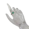 タサキ TASAKI リング プラチナ Pt900 エメラルド ジュエリー