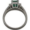 タサキ TASAKI リング プラチナ Pt900 エメラルド ジュエリー
