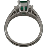 タサキ TASAKI リング プラチナ Pt900 エメラルド ジュエリー
