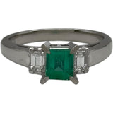 タサキ TASAKI リング プラチナ Pt900 エメラルド ジュエリー
