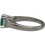 タサキ TASAKI リング プラチナ Pt900 エメラルド ジュエリー