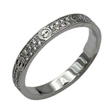 カルティエ Cartier ミニラブリングパヴェダイヤ ホワイトゴールド Au750 ジュエリー