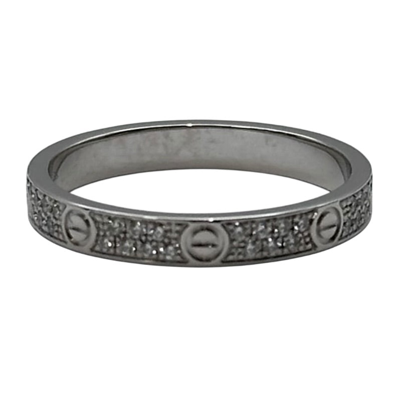 カルティエ Cartier ミニラブリングパヴェダイヤ ホワイトゴールド カルティエ Cartier ミニラブリングパヴェダイヤ ホワイトゴールド