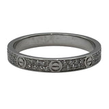 カルティエ Cartier ミニラブリングパヴェダイヤ ホワイトゴールド Au750 ジュエリー