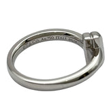 ティファニー TIFFANY＆CO Tワンナローダイヤリング ホワイトゴールド Au750 ジュエリー