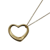 ティファニー TIFFANY＆CO オープンハートネックレス ゴールド 750 ジュエリー